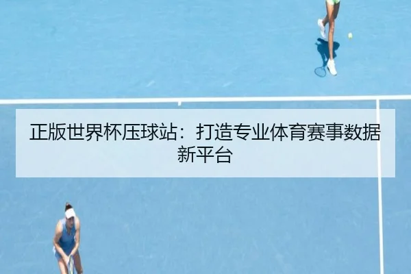 正版世界杯压球站：打造专业体育赛事数据新平台